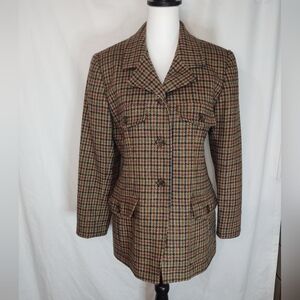 Vtg ESKA Internationale Tweed Wool Blazer